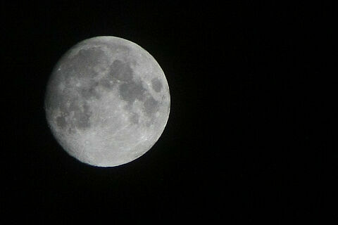 Vue de la pleine lune